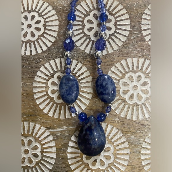 Lapis stone necklace - Picture 4 of 7